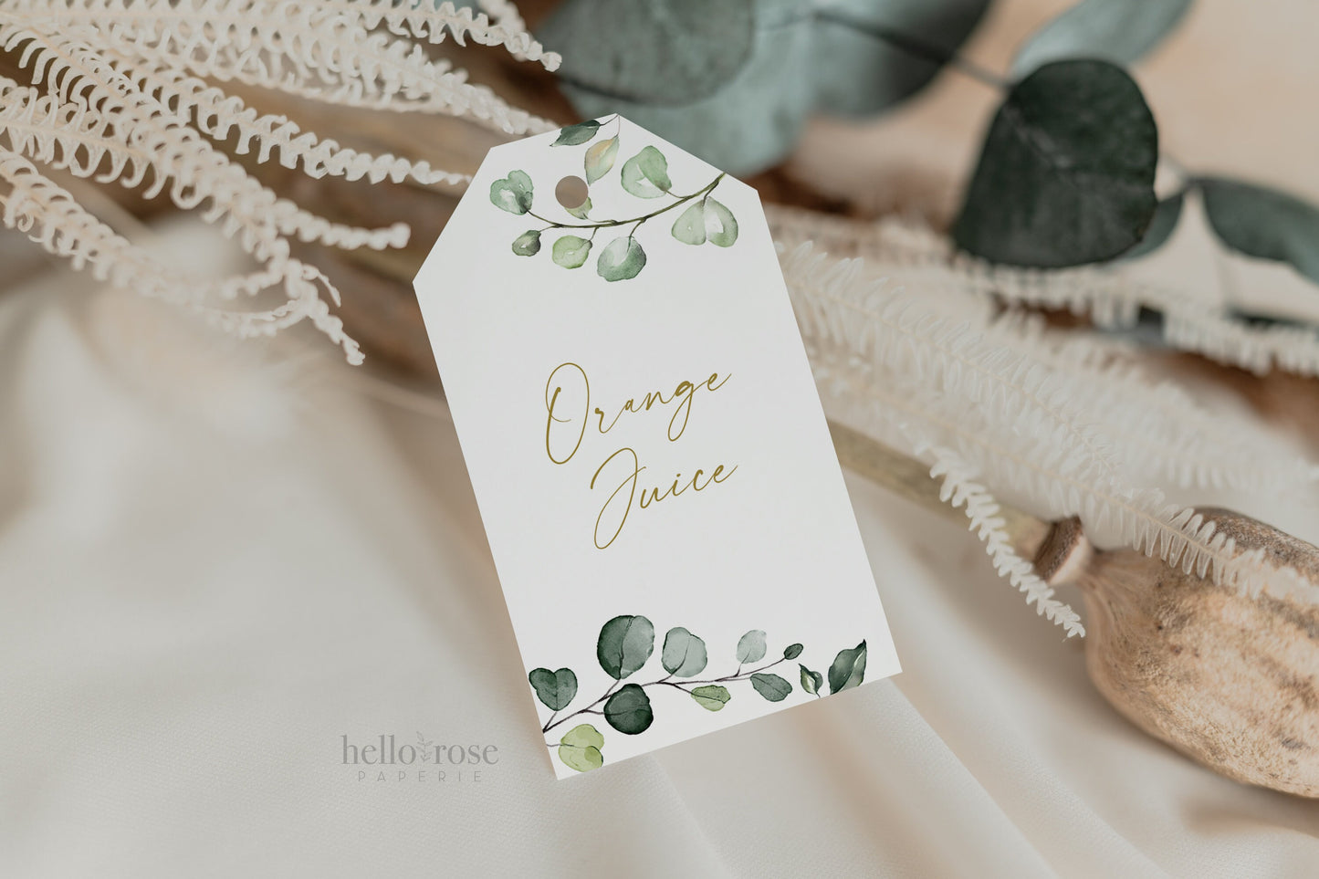 Mimosa Bar Sign + Mimosa Tags Template . Bridal Baby Shower . Greenery Gold . PRINTABLE Editable Template . Instant Download Templett G2-T