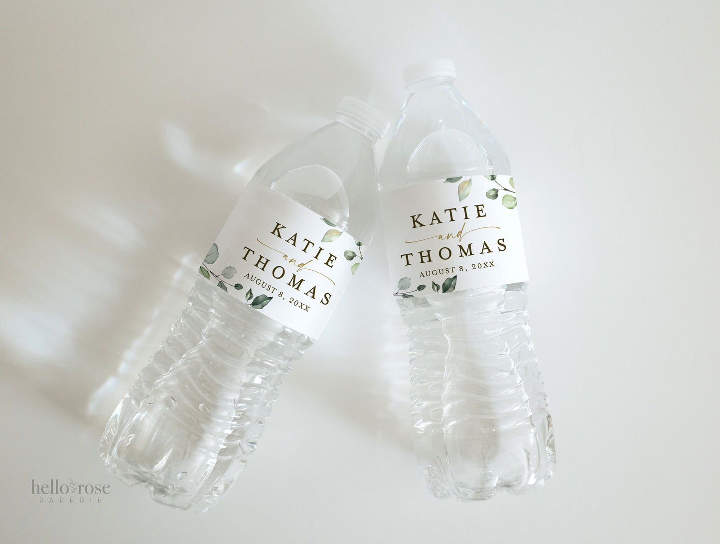 So You Don't Get Hot Take a Water Bottle Sign + Labels . Wedding Greenery . PRINTABLE Editable Template . Instant Download Templett G2-T