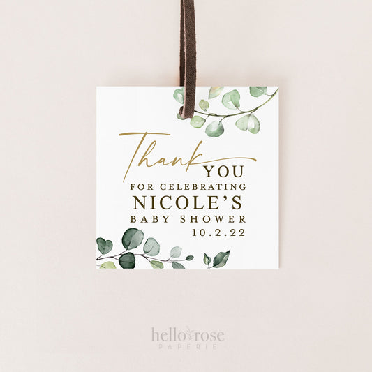 PRINTABLE Thank You Bridal Shower Tags Stickers Labels . Personalized Bridal Shower Bachelorette Party Favors . 2.25" Digital Download PDF