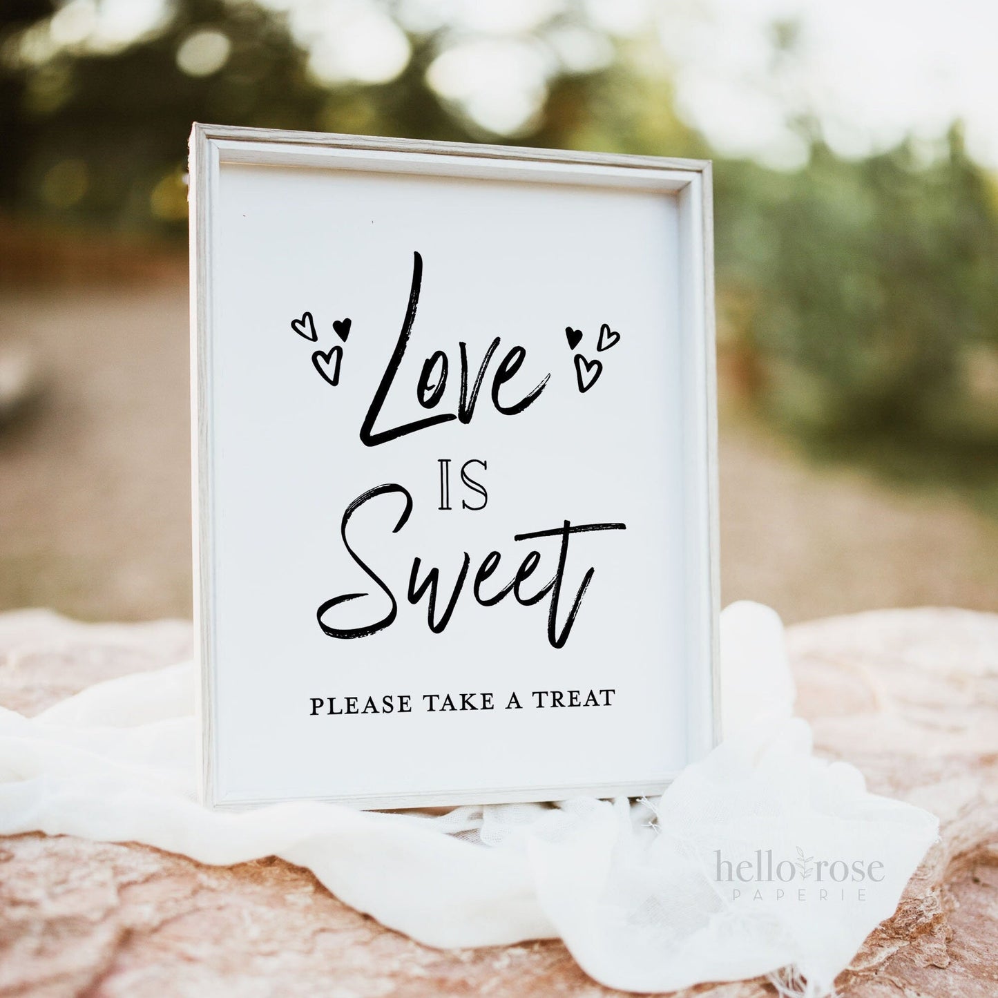 Love is Sweet Take a Treat Favors Sign . Printable Wedding Bridal Shower . Bachelorette Hens Anniversary Party . Instant Download 8x10