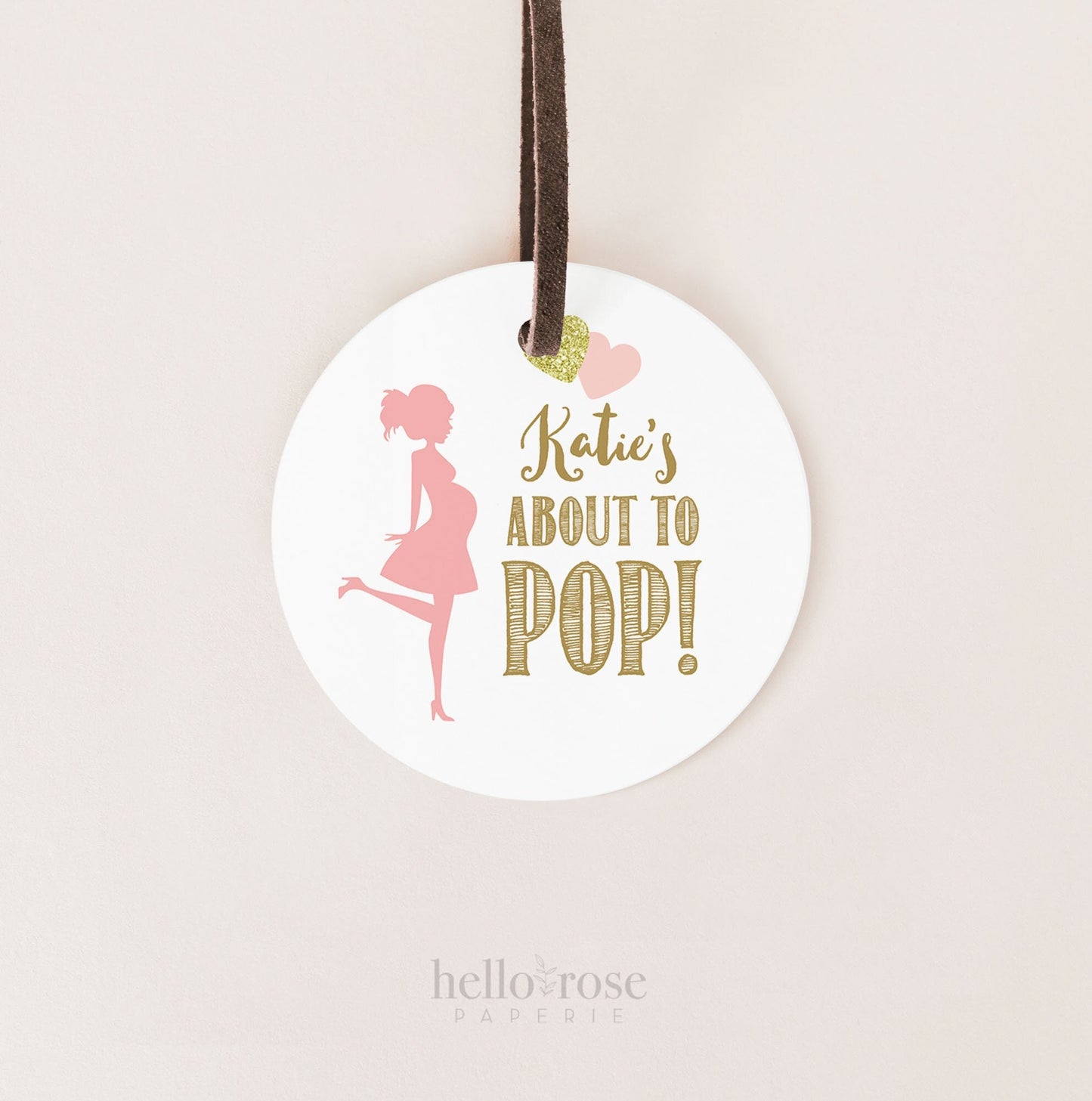 She's About to Pop Baby Shower Tags Stickers Labels . Personalized Printable Boy Girl . Popcorn Favors . Cupcake Toppers . Digital Download