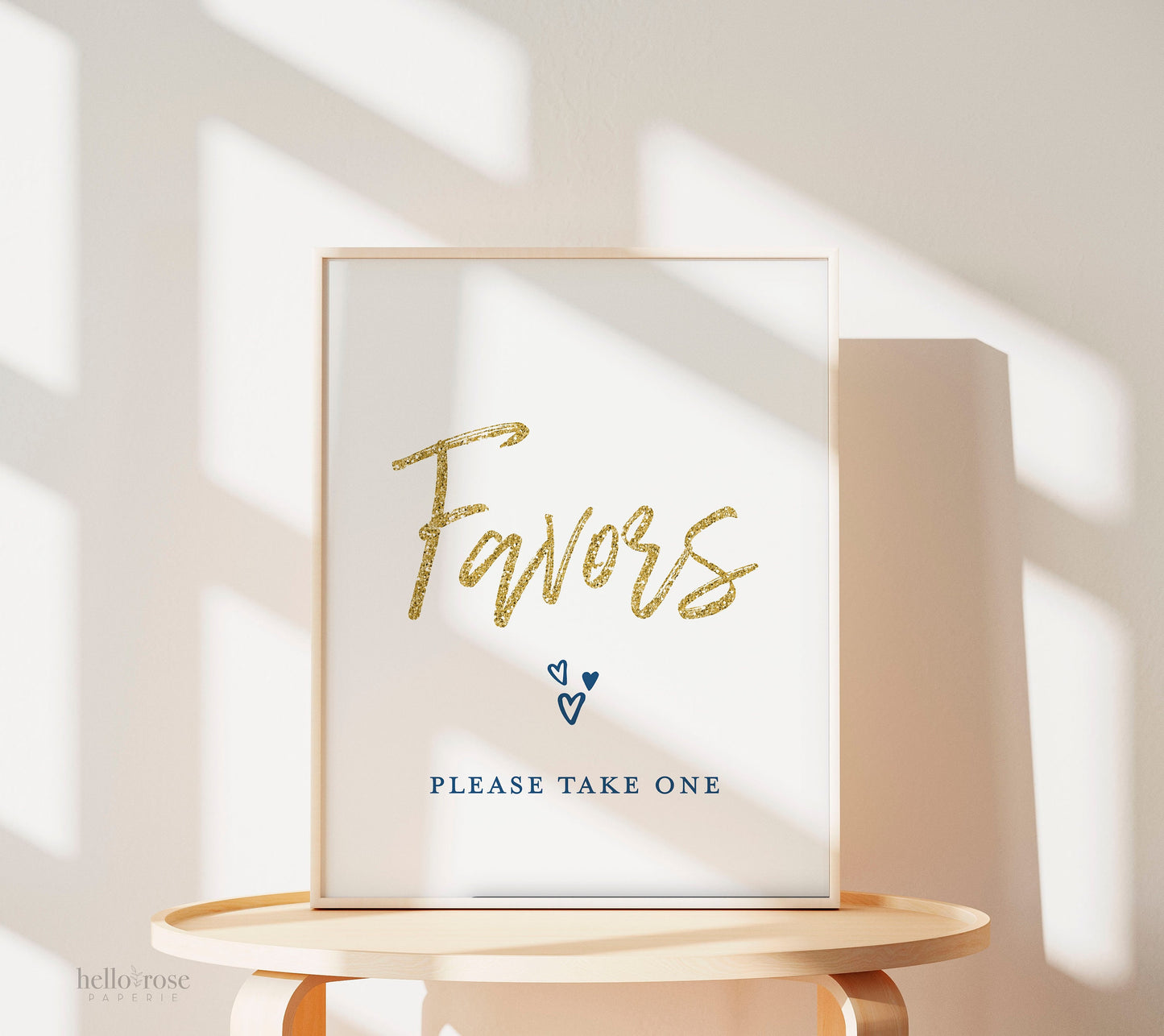 Favors Sign . Printable Rustic Modern . Wedding Bridal Shower . Bachelorette Hens Party . Kraft + Black/White . Instant Download 8x10