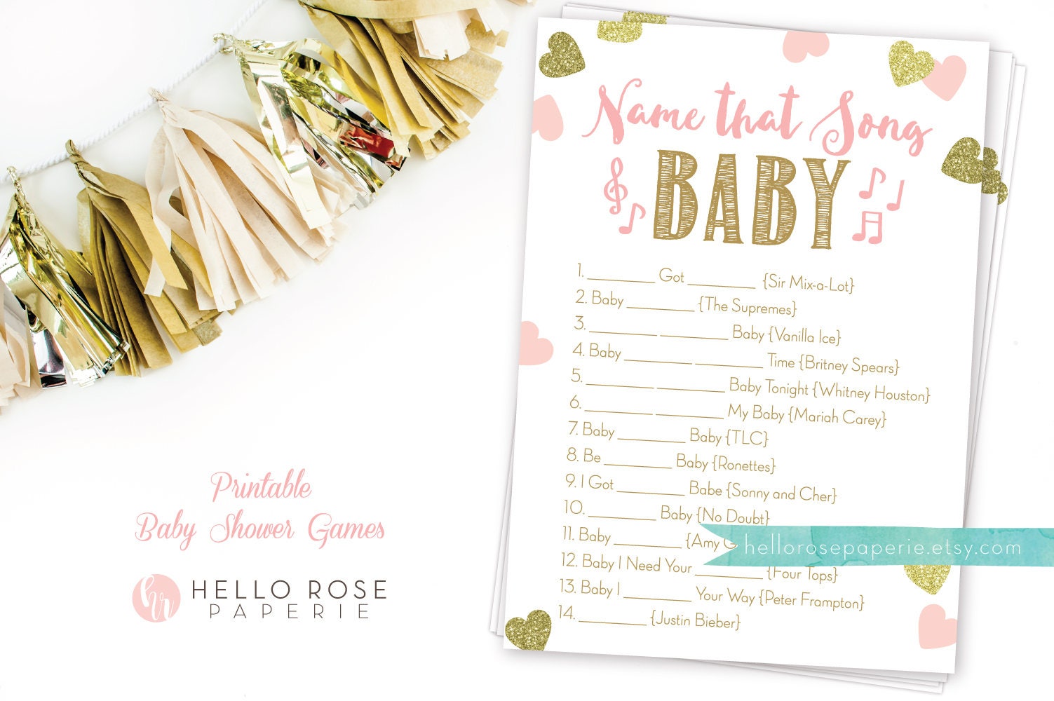 Baby Shower Emoji Pictionary . African American Emoji Pictionary Black Baby Girl Shower Game . Pink Gold Hearts . Printable Instant Download