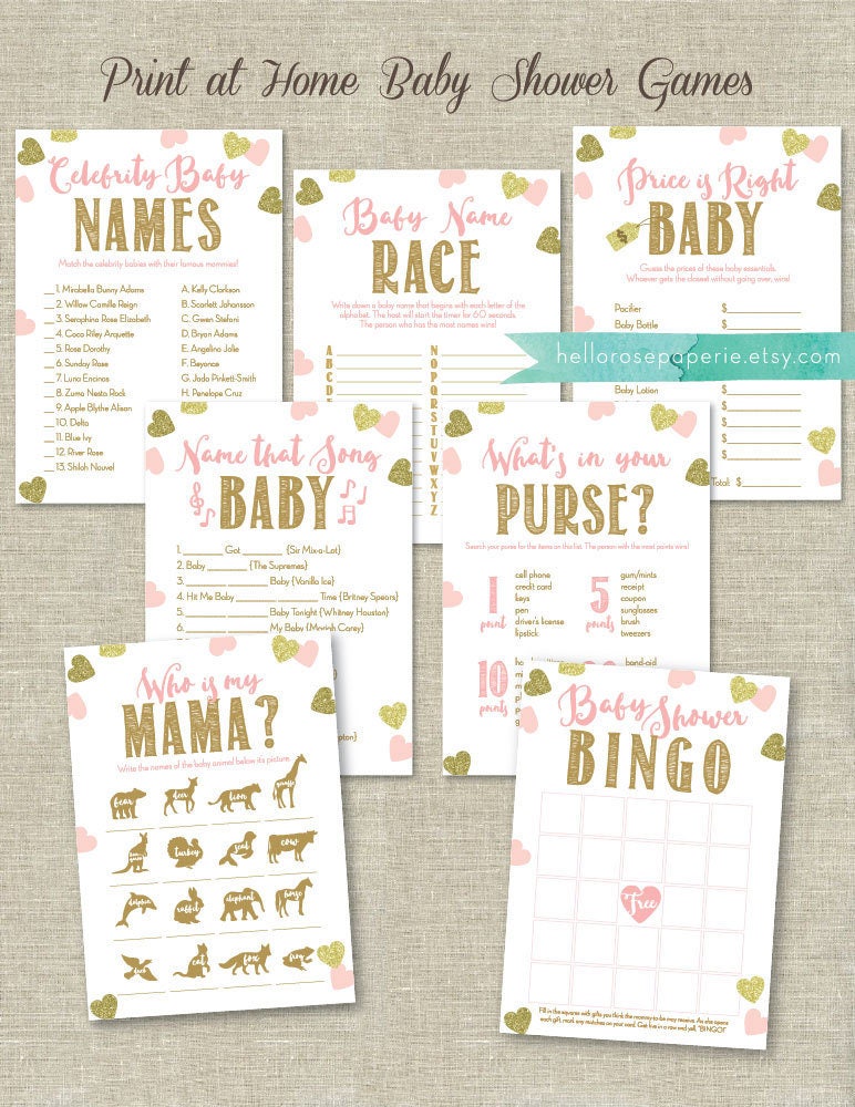 Baby Shower Emoji Pictionary . African American Emoji Pictionary Black Baby Girl Shower Game . Pink Gold Hearts . Printable Instant Download