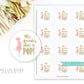 She's About to Pop Baby Shower Tags Stickers Labels . Personalized Printable Boy Girl . Popcorn Favors . Cupcake Toppers . Digital Download