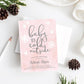 Who is My Mama Game. Winter Girl Baby Shower . Baby its Cold Outside . Pink and Silver Glitter . Printable Download
