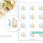 She's About to Pop Baby Shower Tags Stickers Labels . Personalized Printable Boy Girl . Popcorn Favors . Cupcake Toppers . Digital Download