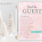 Find the Guest . Icebreaker Baby Shower Game Girl . Pink and Silver . Winter Wonderland Baby it's Cold Outside Snowflakes . Instant Download