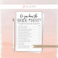 Do You Know the Bride Best Printable Bridal Shower Game . Kraft + Minimalist Black White . Bachelorette Hens Party . Instant Download K3