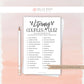 Literary Couples Quiz Trivia Game . Bridal Shower Wedding Printable . Rustic Kraft + Minimalist Black and White . Instant Digital Download