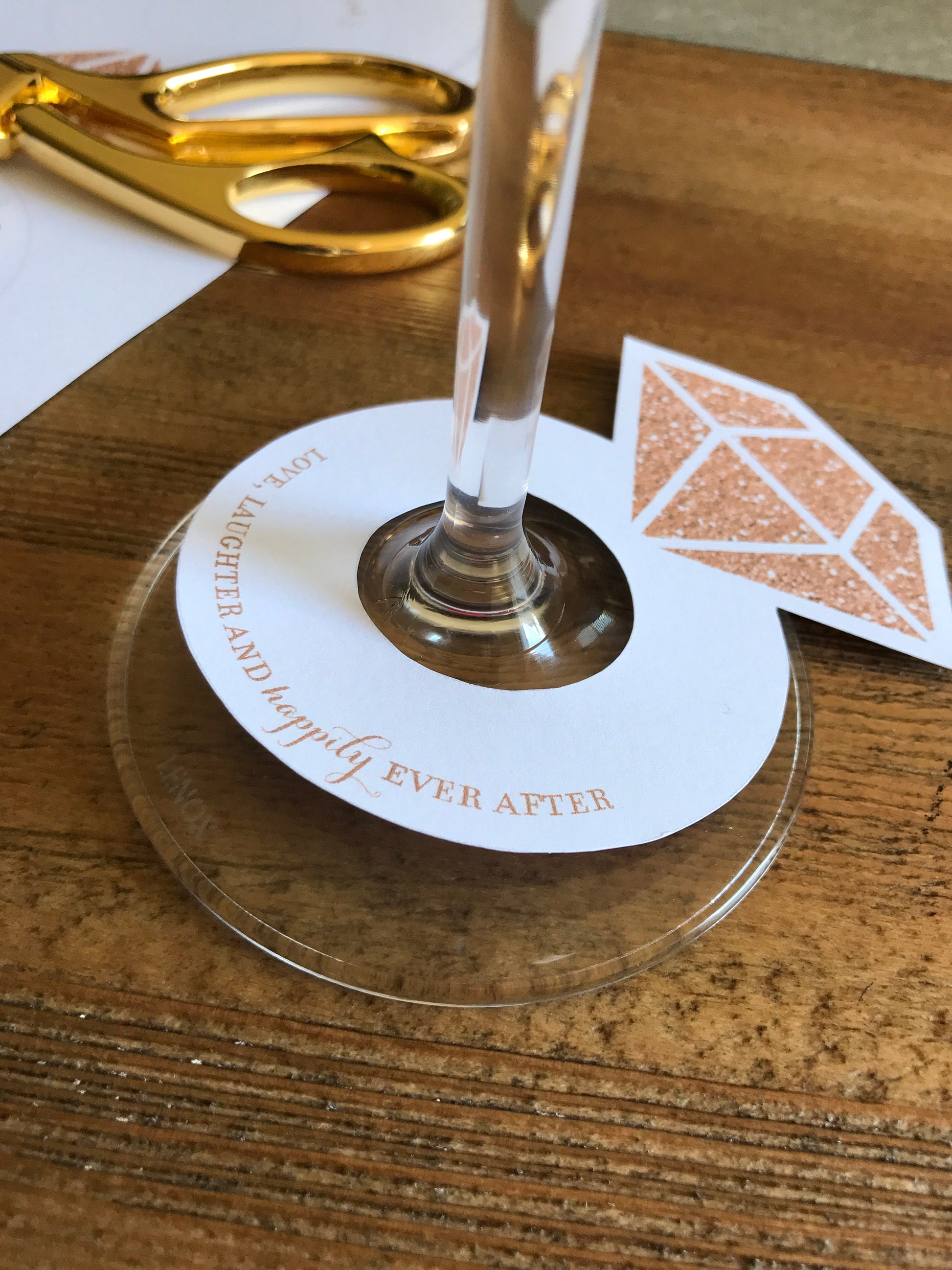 Diamond Ring Wine Glass Drink Tags . Printable Bachelorette Bridal Shower Wedding Bubbly Markers . Gold . Rose Gold . Silver . Pink . Blue