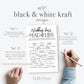 Wedding Vows Mad Libs . Printable Funny Wedding Advice Mad Libs Game . Engagement Party . Kraft + Minimalist Black White . Instant Download