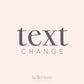 Text or Font Change to any digital download in my shop