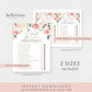 He Said She Said Floral Bridal Shower Game . Printable Icebreaker . Hen Bachelorette Party . Rustic Pink Roses Eucalyptus . Instant Download