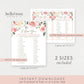 I Love You Around the World Bridal Shower Printable Game . Bachelorette Hen Party . Floral Pink Roses Greenery Eucalyptus . Instant Download