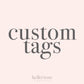 1 Set of Custom Tags/Stickers/Labels Design . Printable PDF . Digital Download . Baby Bridal Shower Wedding Bachelorette Birthday