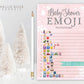 Baby Shower Emoji Pictionary Game . Baby It's Cold Outside Girl . Pink and Silver . Winter Snowflakes . Printable Instant Download
