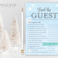 Find the Guest . Icebreaker Baby Shower Game Boy . Blue and Silver . Winter Wonderland Baby it's Cold Outside Snowflakes . Instant Download