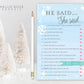 He Said She Said PRINTABLE Baby Shower Game . Who Said It? Mommy or Daddy . Baby It's Cold Outside Boy . Blue and Silver . Instant Download