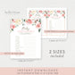 Baby Word Scramble . Baby Shower Game Printable . Floral Watercolor Pink Roses Greenery Eucalyptus . Girl Baby Shower . Instant Download