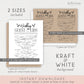 Wedding Guest Libs Printable Funny Wedding Advice Mad Libs Game . Engagement Party . Kraft + Minimalist Black White . Instant Download