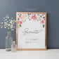 Sweets Love is Sweet Take a Treat Printable Table Sign . Floral Watercolor Baby Bridal Shower Wedding Bachelorette Hens Party . PDF Download