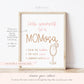 Momosa Baby Shower Table Sign . Mimosa Bubbly Bar . Boy Girl Neutral . Kraft + Minimalist Black White . Printable 8x10 Instant Download . K4