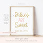 Babies are Sweet Please Take a Treat Baby Shower Sign . Boy Girl Neutral . Kraft + Black & White . Printable 8x10 Instant Download . K4
