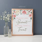 Babies are Sweet Please Take a Treat Baby Shower Table Sign . Floral Roses Greenery Watercolor Printable . PDF Instant Download 8x10