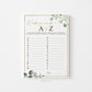 Wedding Words A to Z Bridal Shower Printable Game . Greenery and Gold . Fun Rustic Game . Hens Bachelorette Party . Instant Download G2