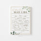 Wedding Vows Mad Libs Fun Bridal Shower Printable Game . Greenery and Gold . Rehearsal Dinner Hens Bachelorette Party . Instant Download G2