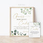Guess How Many Corks Cards and Sign Printable . Greenery + Gold . Bridal Shower Wedding Bachelorette Hens Party . Instant Download G2