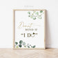 Donut Mind If I Do Printable Sign . Donut Sweets Dessert Brunch Table . Wedding Bridal Shower Bachelorette Hens Party . Greenery G2
