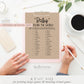 Baby Around the World Baby Shower Game . Baby in Other Languages . Virtual + Printable Game . Kraft + Black White . Instant Download . K4