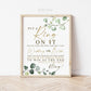 Put a Ring On It Dont Say Bride or Wedding Game Sign Printable . Greenery Eucalyptus . Bridal Shower Bachelorette Hens Party . 8x10 PDF . G2
