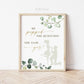 He Popped the Question She Said Yes Printable . Greenery + Gold . Engagement Bridal Shower Bachelorette Hens Party . Instant Download G2