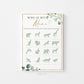 Who is My Mama Baby Shower Trivia Game . Greenery and Gold . Printable Icebreaker . Sip and See Gender Reveal . Instant Download G2