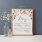 Put a Ring On It Dont Say Bride or Wedding Game Sign Printable . Bridal Shower Wedding Bachelorette Hens Party . 8x10 Floral Watercolor .