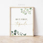 But First Tequila Bar Sign Printable . Greenery + Gold . Wedding Engagement Bridal Shower Bachelorette Hens Party Birthday . 8x10 PDF . G2