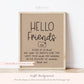 Write Your Address on an Envelope Baby Shower Sign . Boy Girl Neutral . Rustic Kraft + Black & White . Printable 8x10 Instant Download . K4