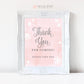 Thank You for Coming Favors Sign . Baby its Cold Outside Winter Baby Shower Girl . Bridal Shower . Pink Silver . Printable Instant Download