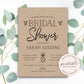 Favors Sign . Printable Rustic Modern . Wedding Bridal Shower . Bachelorette Hens Party . Kraft + Black/White . Instant Download 8x10