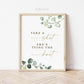 Take a Shot She's Tying the Knot Printable Bar Sign 8x10 . Greenery and Gold . Wedding Engagement Bridal Shower Bachelorette Hen Party . G2