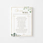 Guess Who Said It . Bride or Groom Bridal Shower Printable Game . Greenery and Gold . Hens Bachelorette Party . Instant Download G2