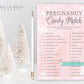 Pregnancy Candy Match . Baby Shower Game . Baby It's Cold Outside Girl . Pink Silver . Winter Snowflakes . Printable Instant Download