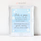 Baby Shower Guest Book Sign Printable . Pick a Page and Sign Your Name . Baby its Cold Outside Snowflakes . Blue Silver . Instant Download
