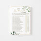 Personalized Wedding Shoe Game . Couples Shower . Rehearsal Dinner . Fun Wedding Games . Greenery and Gold . Printable Download . G2