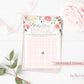 Baby Shower Bingo Gift Opening Game . Printable Floral Watercolor Pink Roses Greenery Eucalyptus . Girl Baby Shower . Instant Download