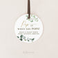 Pop it When She Pops Tags Stickers . Champagne Baby Shower Favors Tag . Personalized Editable PRINTABLE Templett Instant Download G2-T