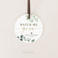Watch Me Grow Baby Shower Tags Stickers Labels Template . Succulent Favors . Personalized Editable PRINTABLE Templett Instant Download G2-T